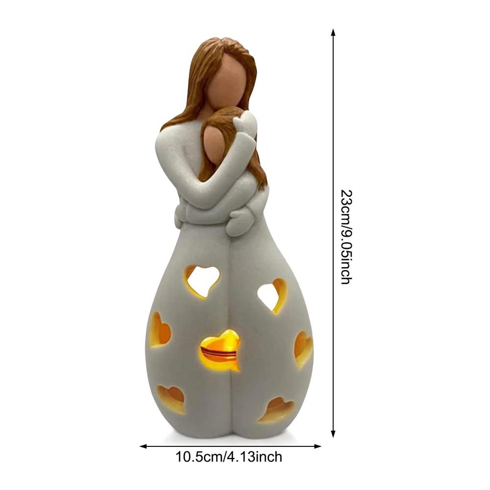 Lampe Eternal Love - Romantische und Elegante Beleuchtung aus Beige Resin