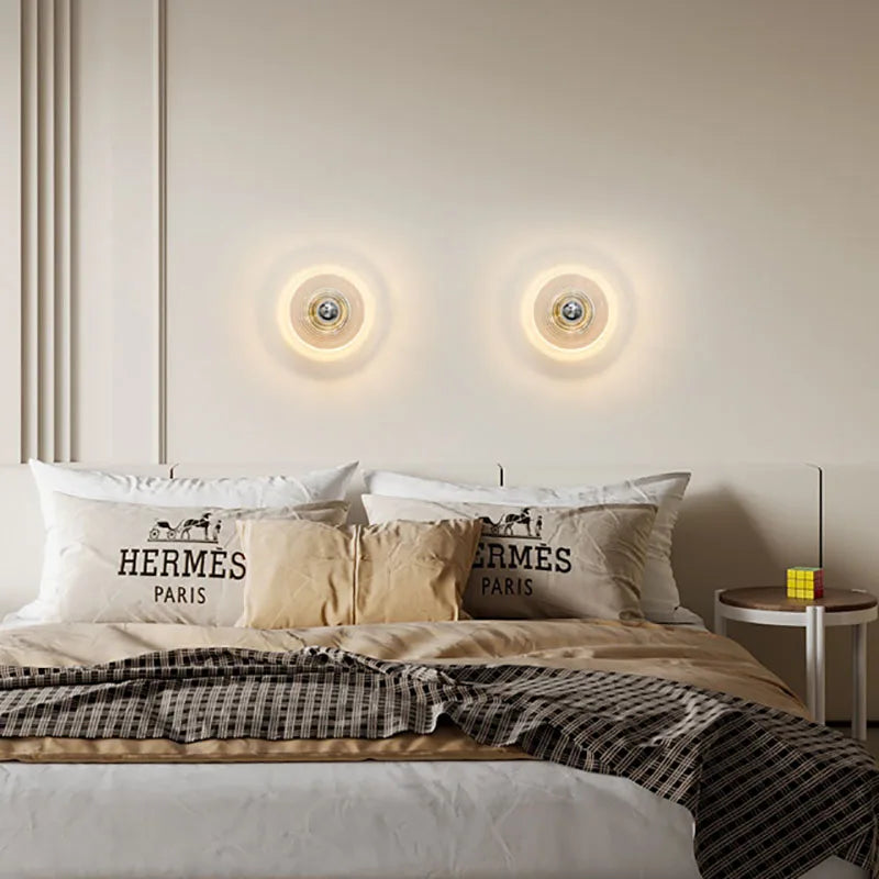 Vintage LED Wandleuchte aus Glas – Nostalgischer Charme mit modernem Design