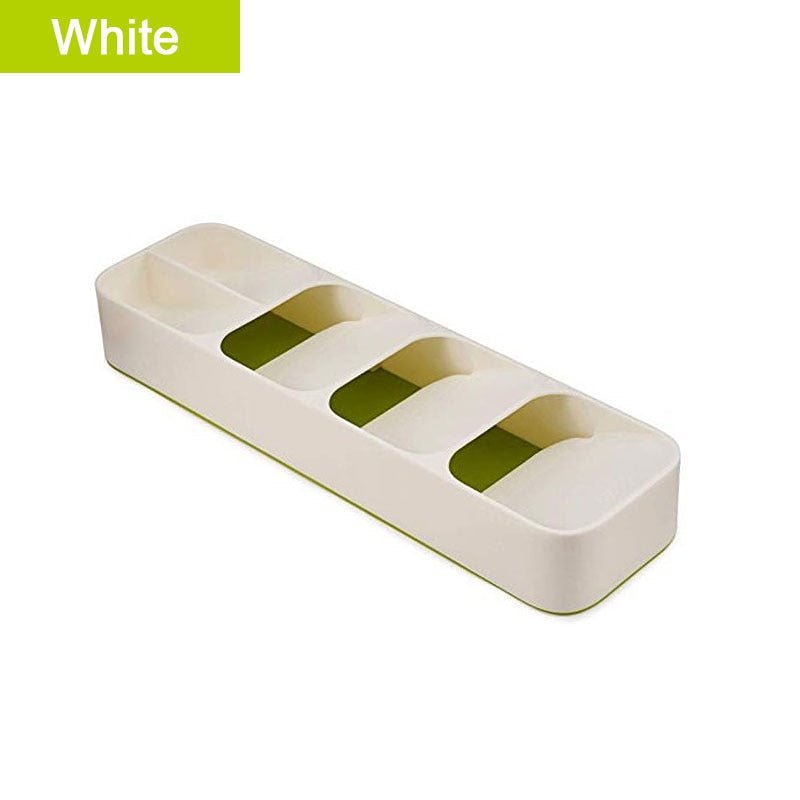 Royallure Kompakt Küchenbesteck Organizer mit geschichtetem Design & einfachen Identifikationssymbole