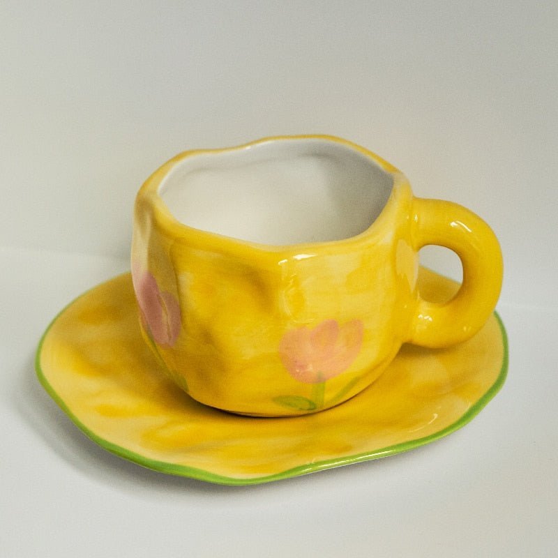 Unregelmäßige Kaffeetasse im koreanischen Stil