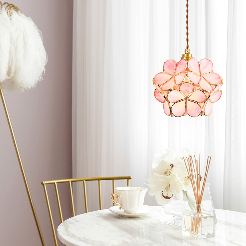 Blumen Pendant Lampe für elegante Wohnkultur | Stilvolle Beleuchtung für das Büro