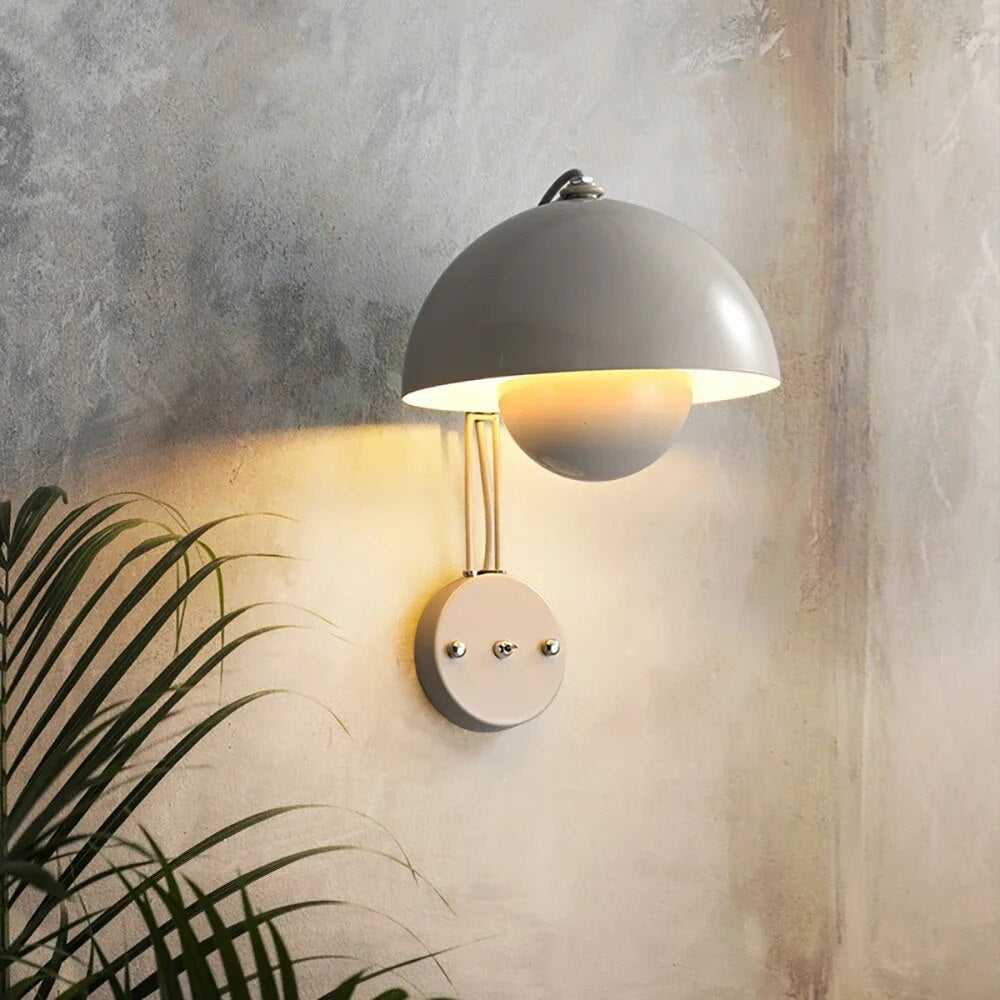 Garduru – Wandleuchte mit Pilzdesign