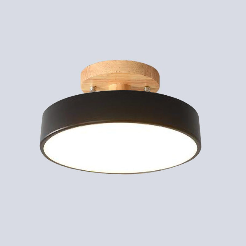 LED Deckenleuchte Holz Flush Mount Leuchte