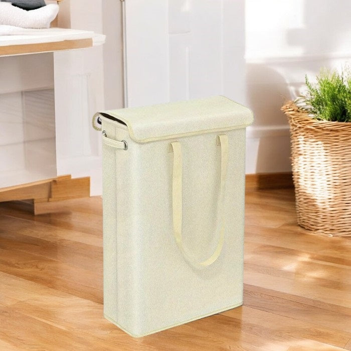 45L Slim Wäschekorb mit Deckel