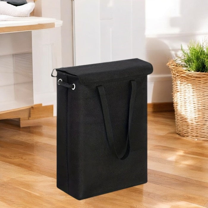 45L Slim Wäschekorb mit Deckel