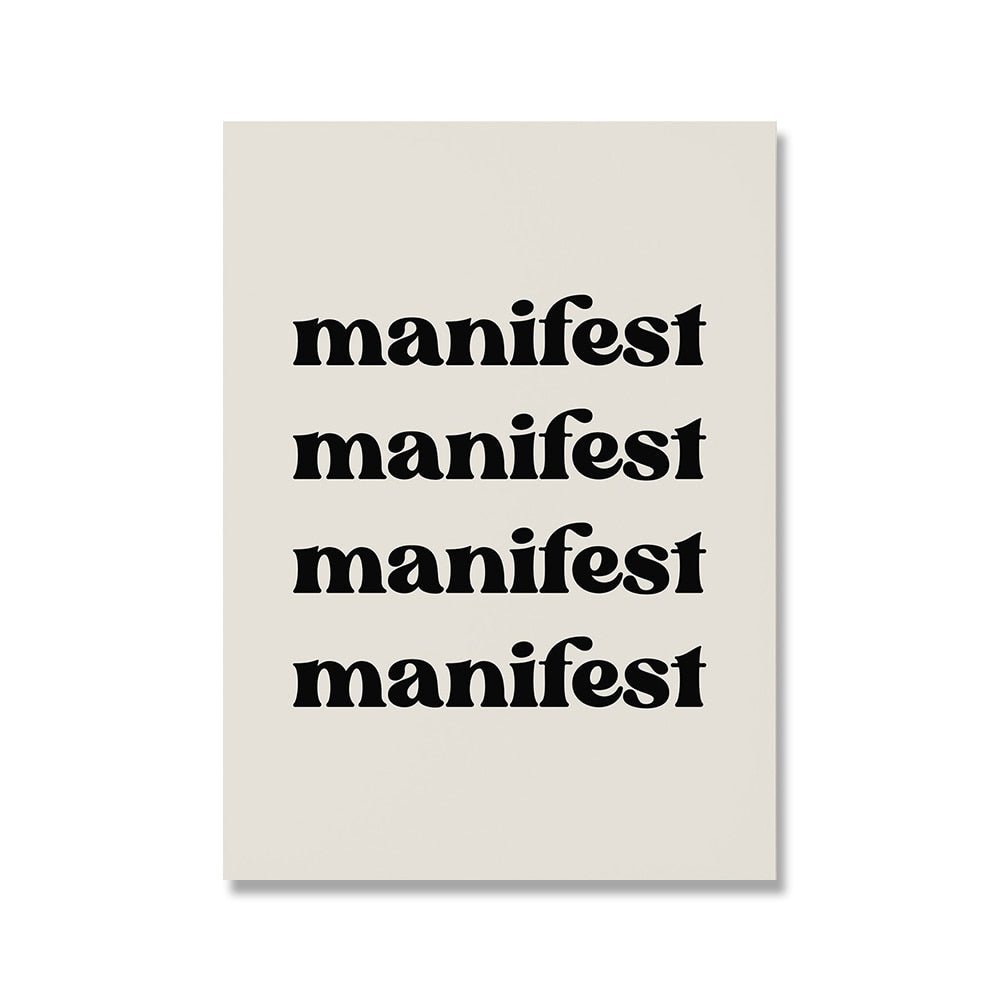 Poster zum Thema „Gesetz der Anziehung“