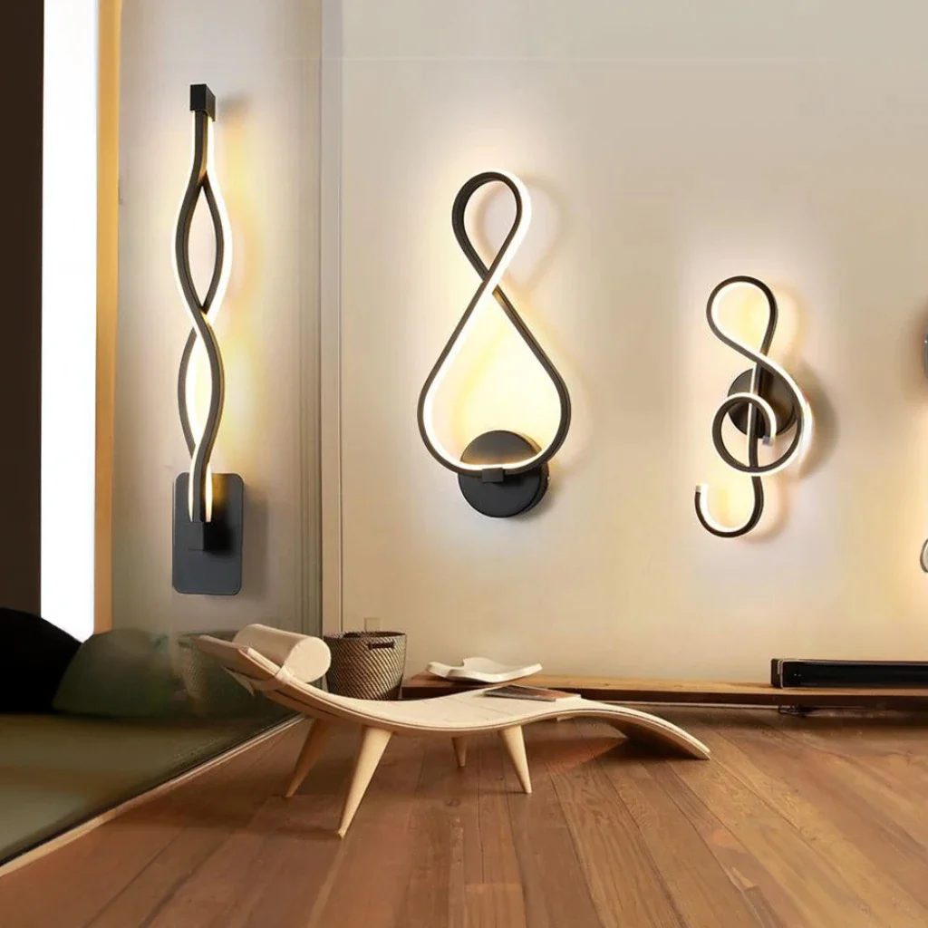 Chic Wandleuchte für modernes Wohnzimmer und Büroumfeld