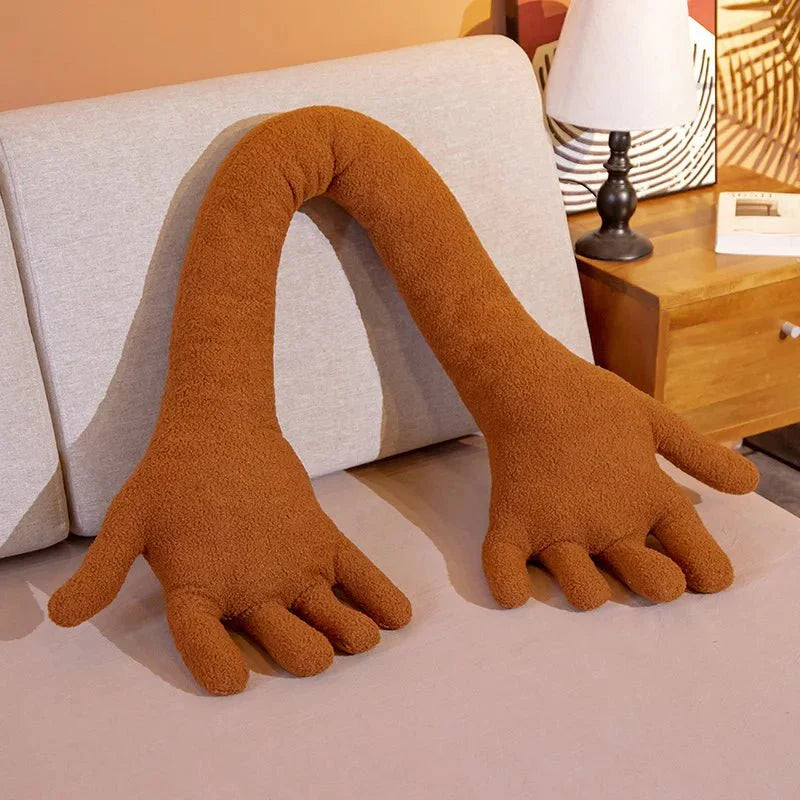 Langes Arm- und Handplüschkissen