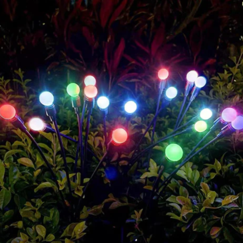 Solar Gartenbeleuchtung mit Glühwürmchen-Effekt – Wasserdichte Außenlampe für Garten und Terrasse, LED, Automatisches Ein/Aus