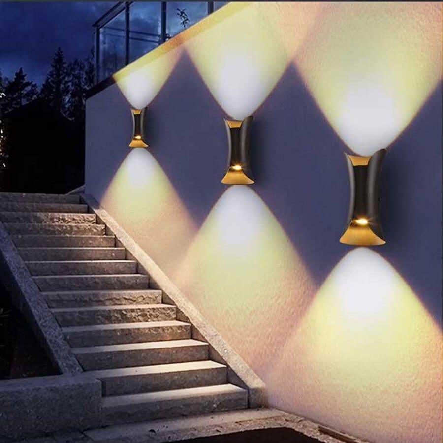 LustriaGlow – Stilvolle Außenwandleuchte mit wetterfestem Design