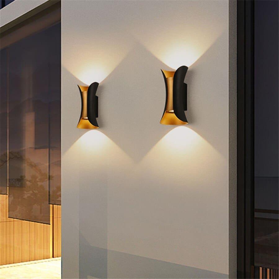 LustriaGlow – Stilvolle Außenwandleuchte mit wetterfestem Design