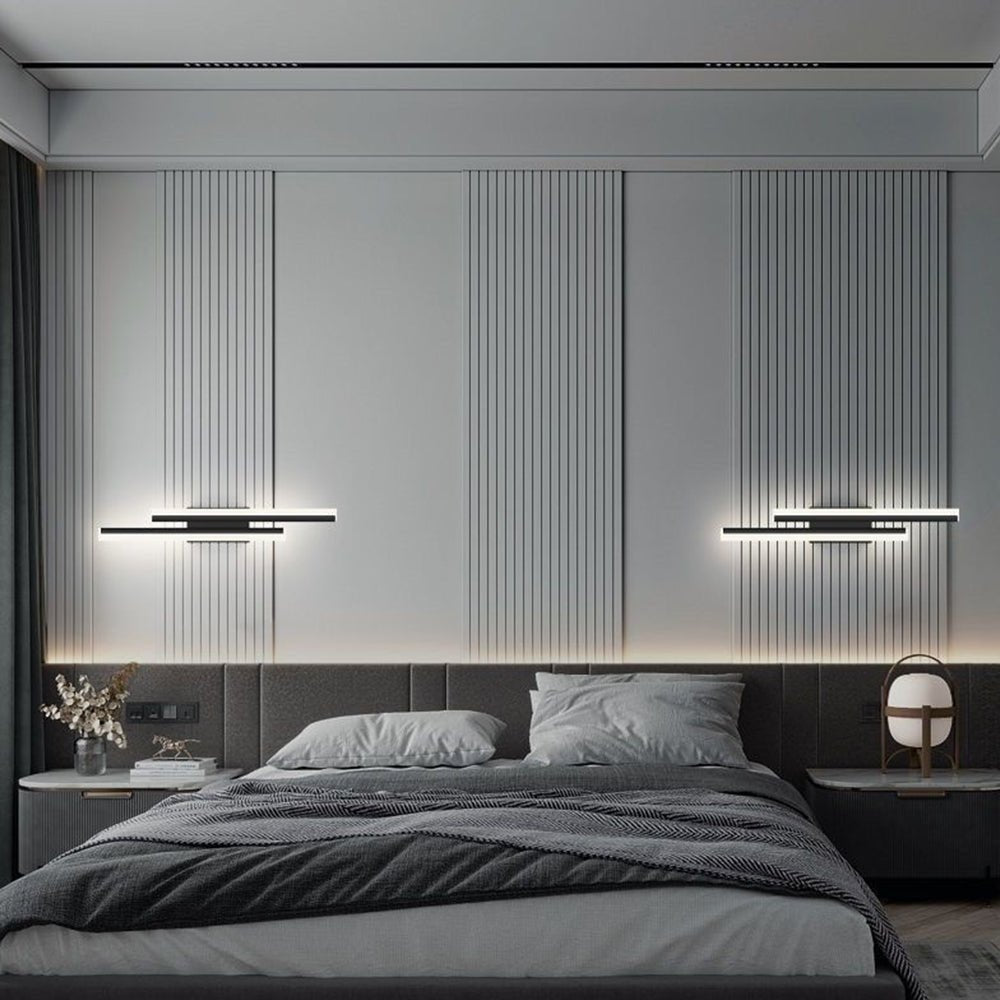 Garduru - Lange Acryl-Wandlampe für Wohnzimmer