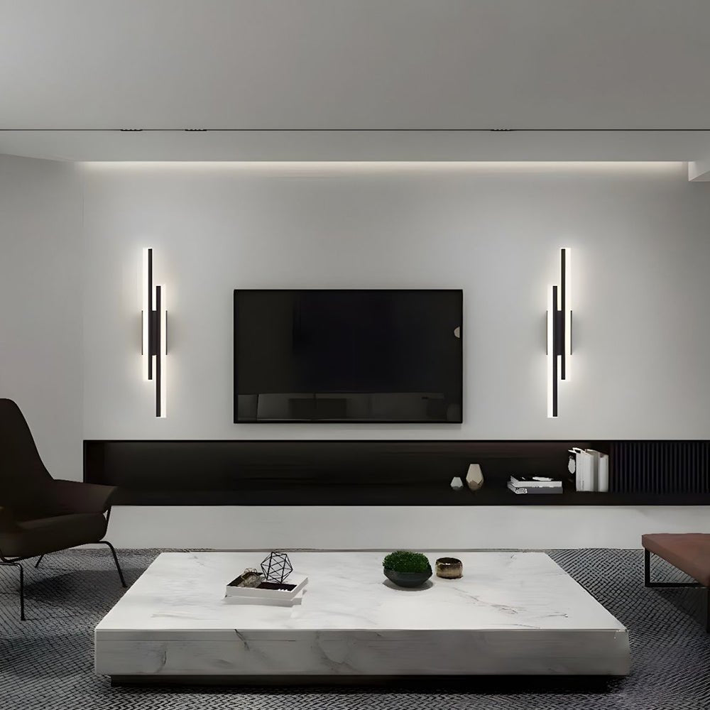 Garduru - Lange Acryl-Wandlampe für Wohnzimmer