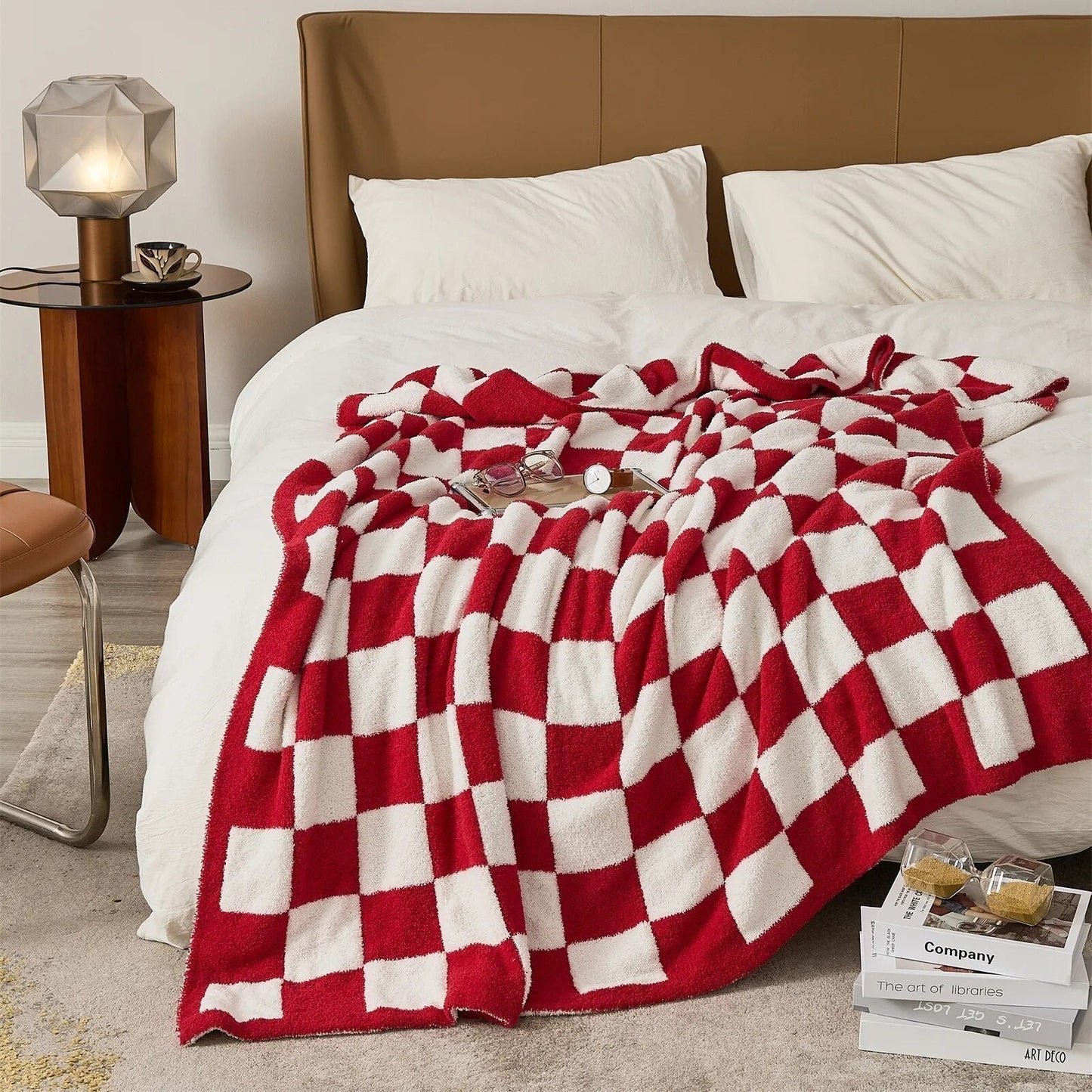 Stilvolle Plaid-Decke mit Karomuster