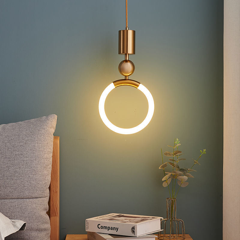 LED-Hängelampe Nordic Simple - Minimalistische Metalllampe für Küche, Esszimmer und Büro