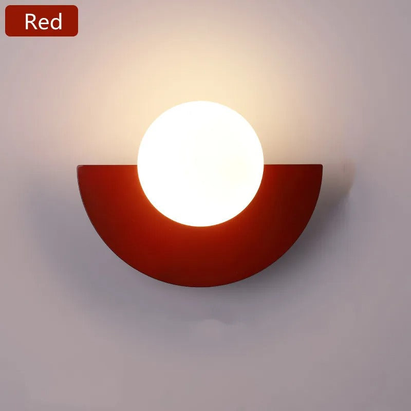 Garduru Summit Wandlicht – Modernes Halbkreis-Wandleuchte mit Touch-Control