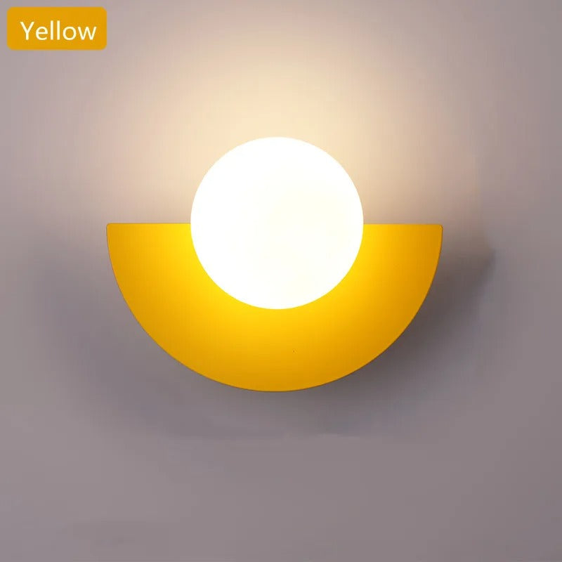 Garduru Summit Wandlicht – Modernes Halbkreis-Wandleuchte mit Touch-Control