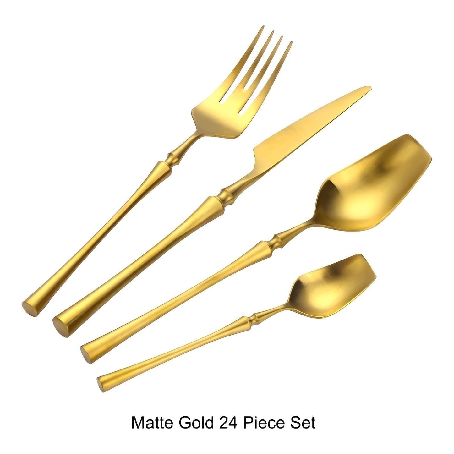Garduru Besteckset - Edelstahl Spülmaschinenfestes Besteckset 5 set