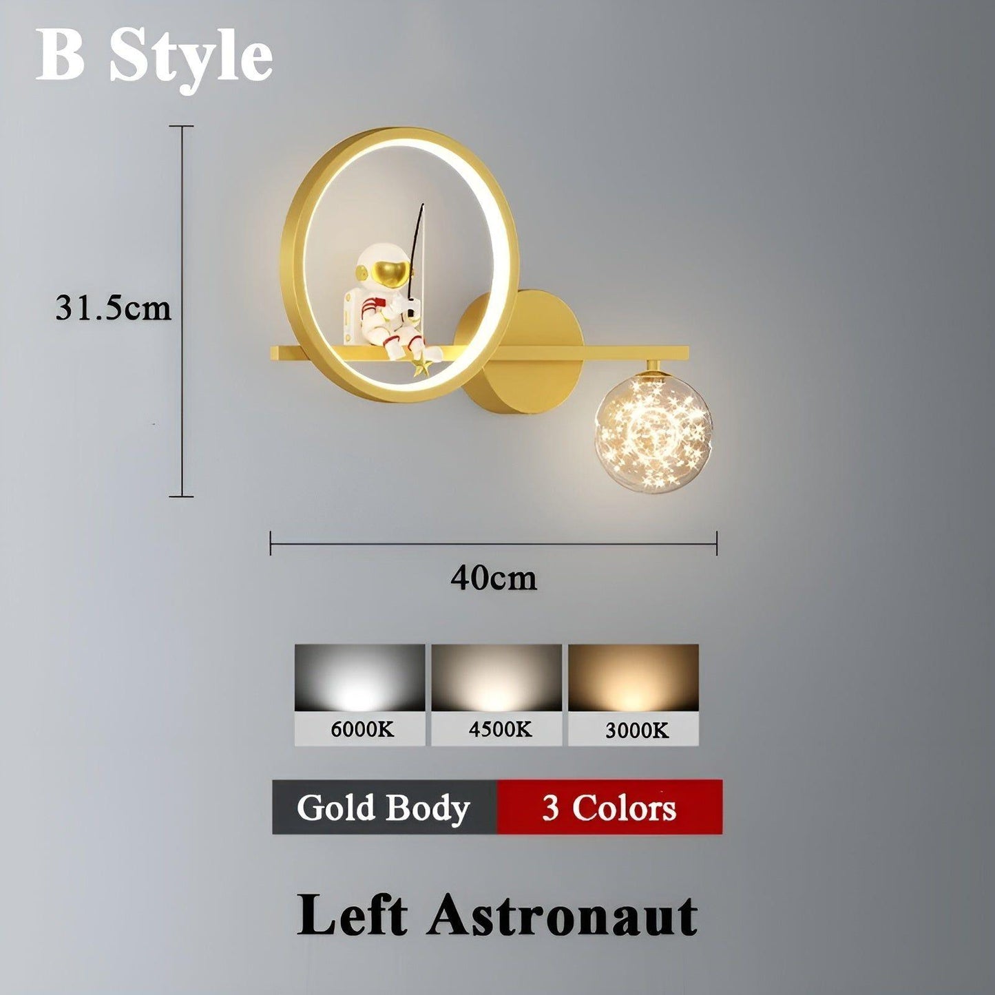 Garduru Lamp - Moderne Kinder Sternenhimmel-Projektor LED-Wandlampe