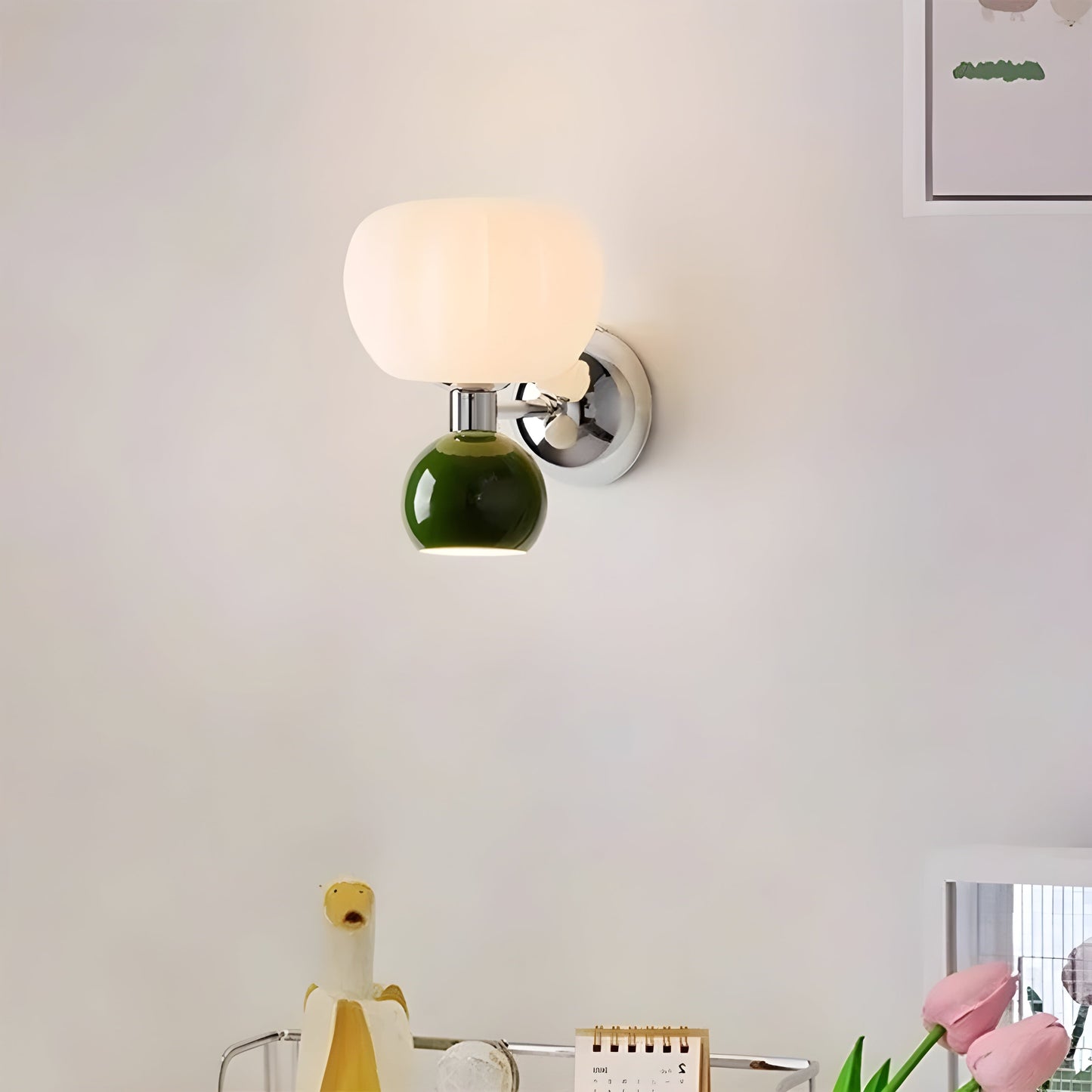 Garduru Light – Moderne Kürbis-Stil LED-Wandleuchte