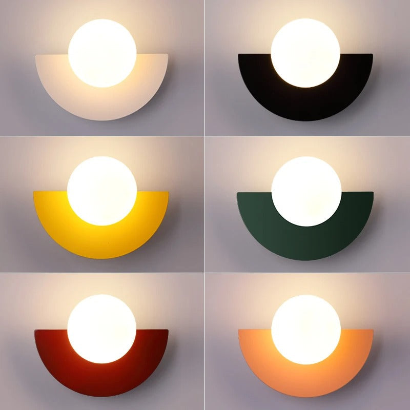 Garduru Summit Wandlicht – Modernes Halbkreis-Wandleuchte mit Touch-Control