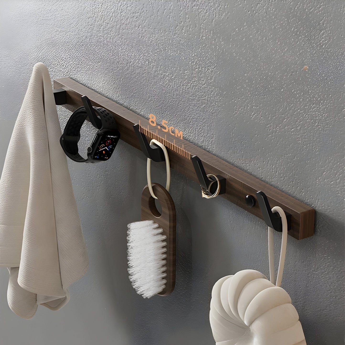 Garduru Hook – Walnuss Holz Wandhaken