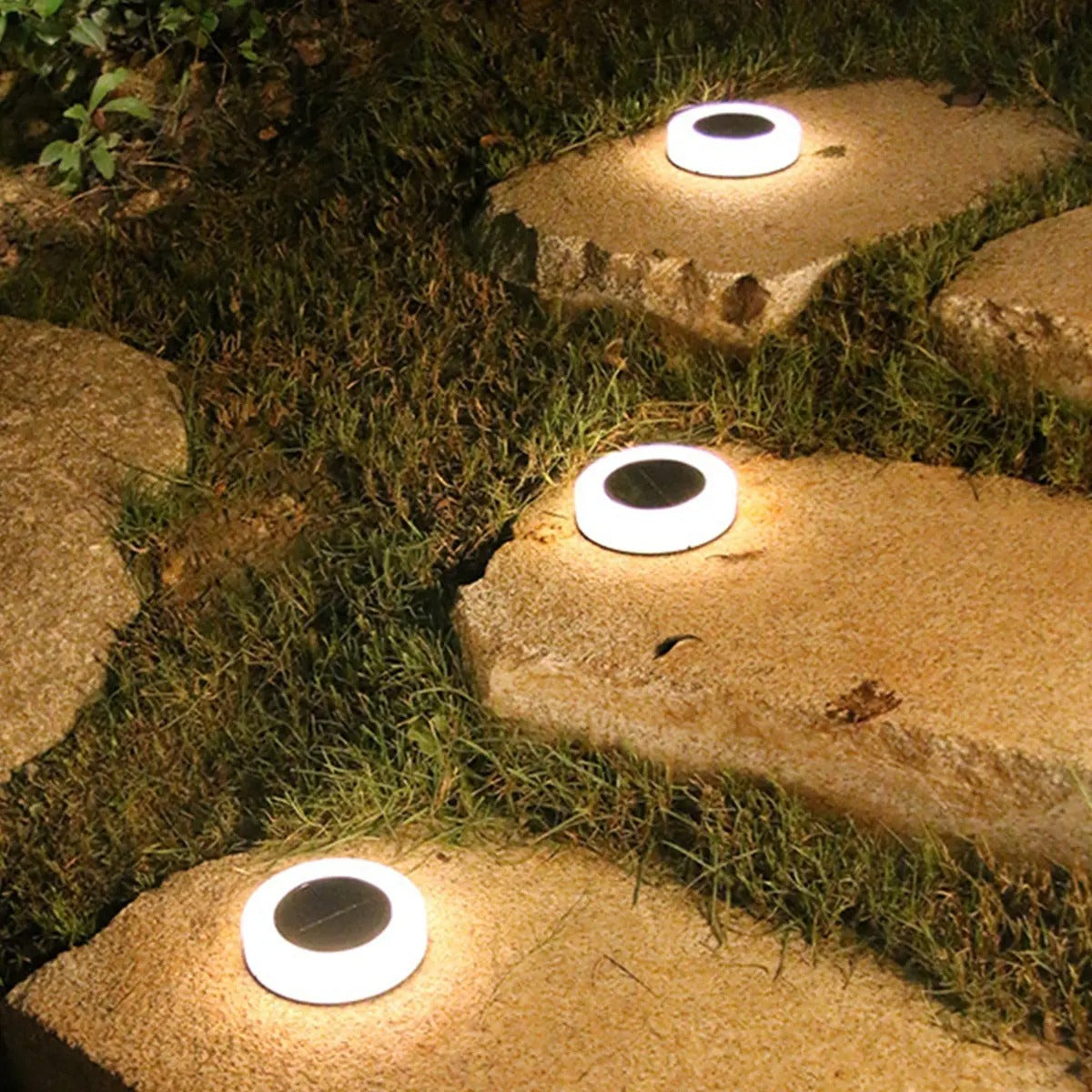 Garduru & Funktionale Solar-Grundlampen - 4 Stück | GardenGlow