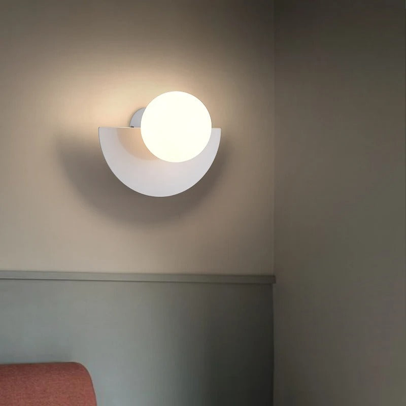 Garduru Summit Wandlicht – Modernes Halbkreis-Wandleuchte mit Touch-Control
