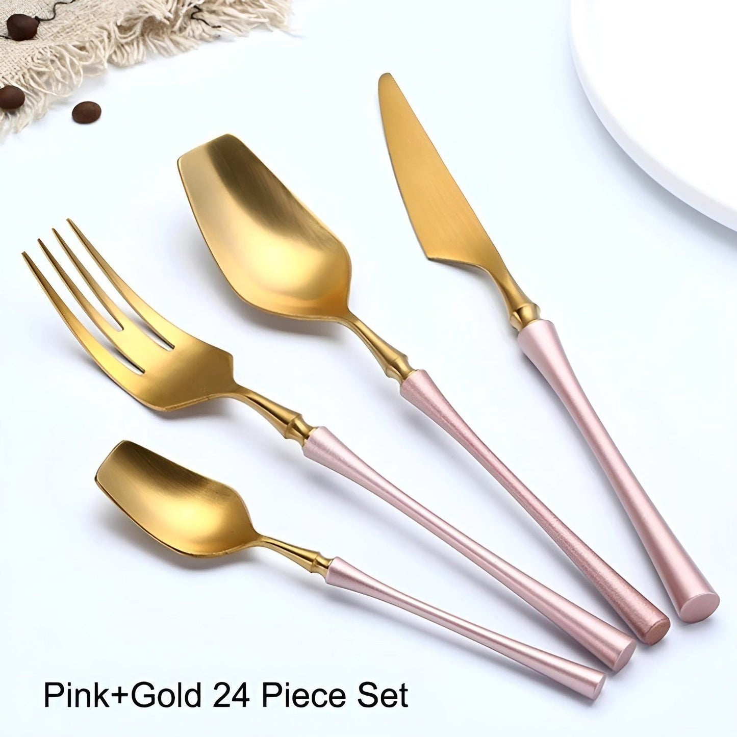 Garduru Besteckset - Edelstahl Spülmaschinenfestes Besteckset 5 set