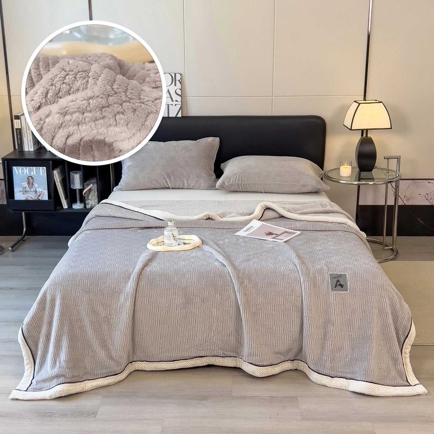 Fleece-Decke für kalte Tage - weich, warm, gemütlich für Zuhause und Bürogebrauch
