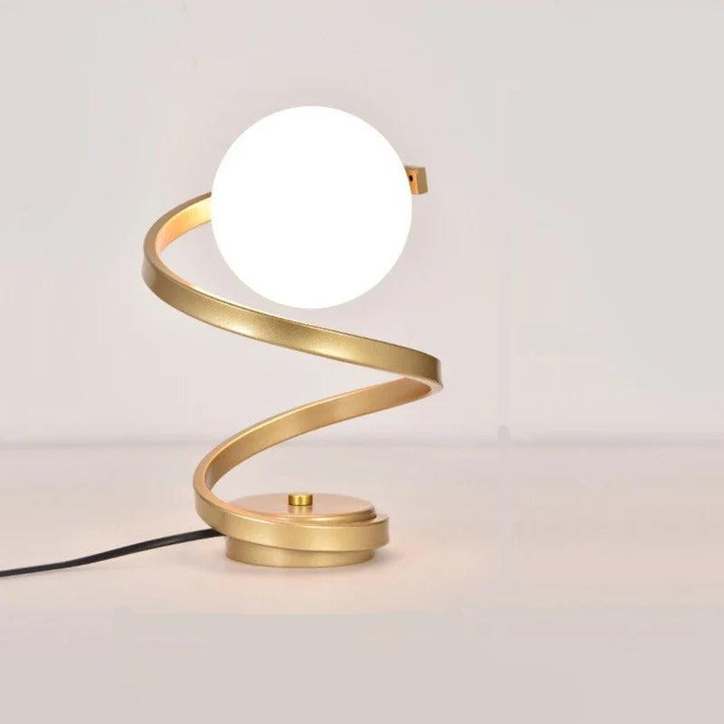 Elegante Tischlampe mit LED-Beleuchtung | GlassLuxe