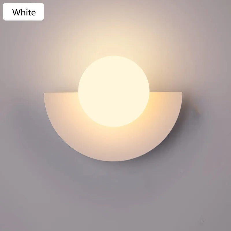 Garduru Summit Wandlicht – Modernes Halbkreis-Wandleuchte mit Touch-Control