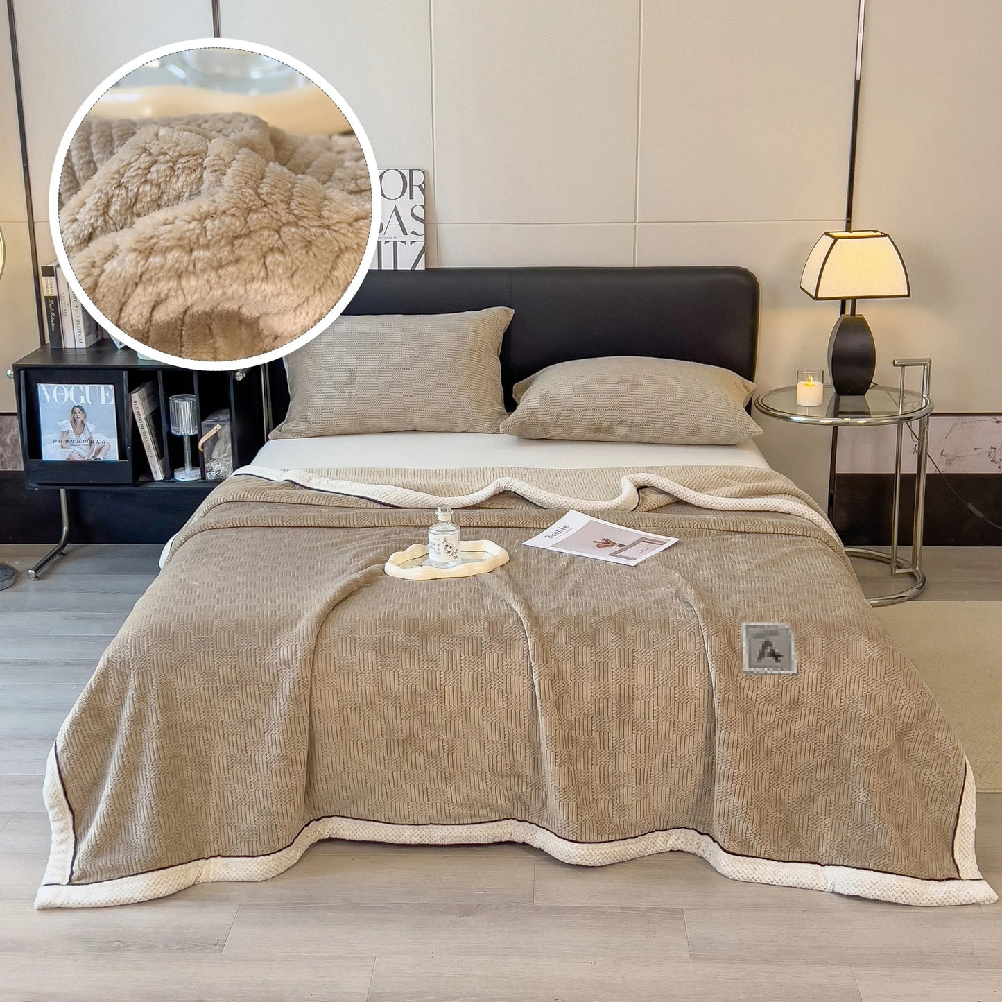 Fleece-Decke für kalte Tage - weich, warm, gemütlich für Zuhause und Bürogebrauch