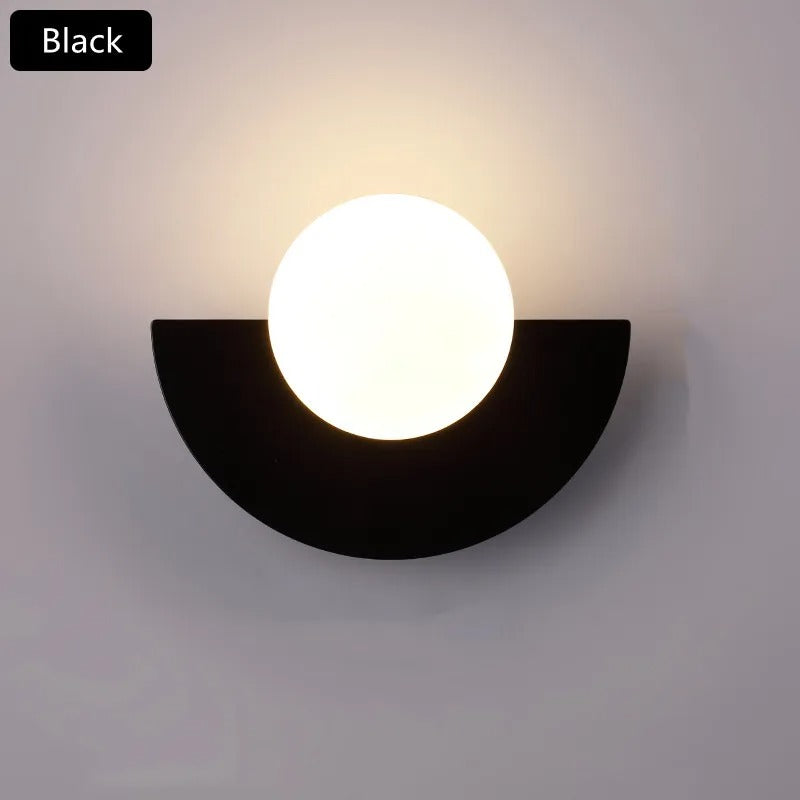 Garduru Summit Wandlicht – Modernes Halbkreis-Wandleuchte mit Touch-Control