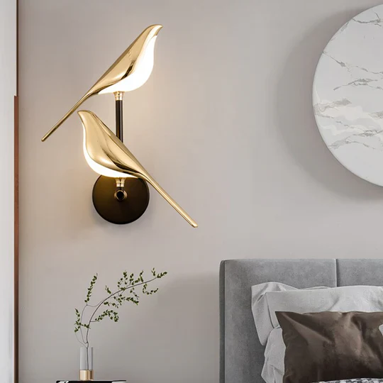Garduru LED Vogel Wandleuchte | Moderne Eleganz für Ihr Interieur
