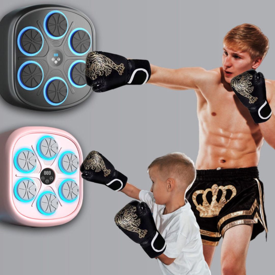 Musik Boxmaschine mit Boxhandschuhen