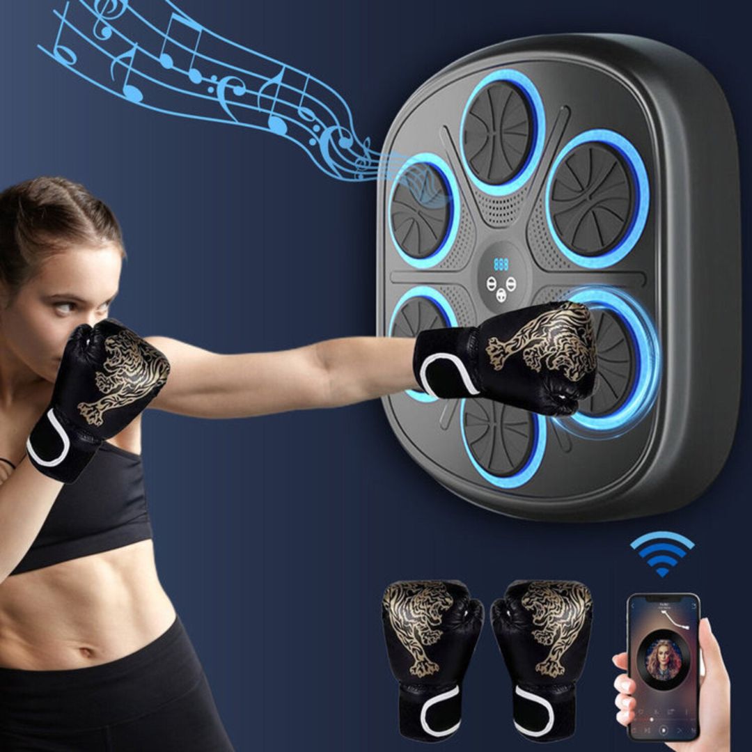 Musik Boxmaschine mit Boxhandschuhen