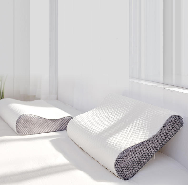 OrthoBamboo – Ergonomisches Memory-Schaum-Kissen mit abnehmbarem Bambusbezug zur Unterstützung von Nacken und Rücken