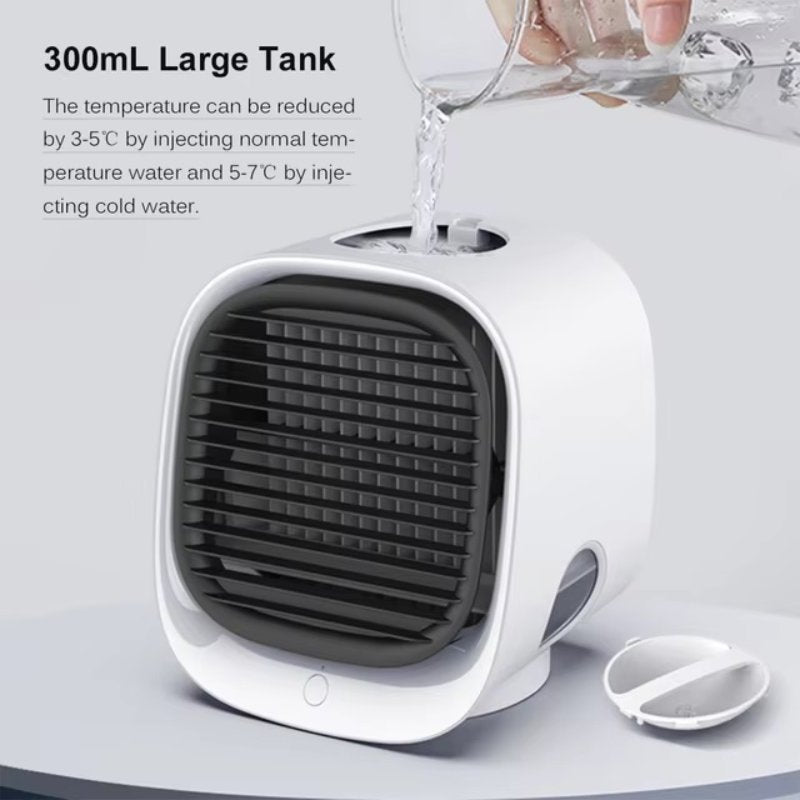 3-in-1 Mini Klimaanlage mit Kühlung, Befeuchtung & Luftreinigung