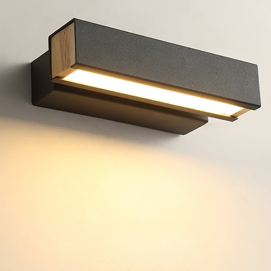 LuxeGlow Rotierbare LED-Wandlampe – Minimalistische verstellbare Beleuchtung