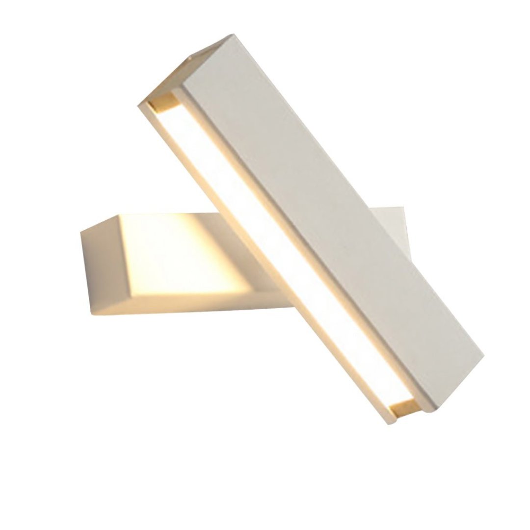 LuxeGlow Rotierbare LED-Wandlampe – Minimalistische verstellbare Beleuchtung