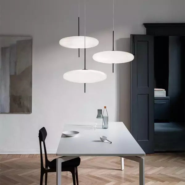 Moderne Metall- und Acrylaufhängung - Ökologisches LED-Design lampe minimalistisch