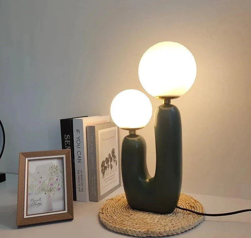 Nordique Glow - Moderne Glastischlampe