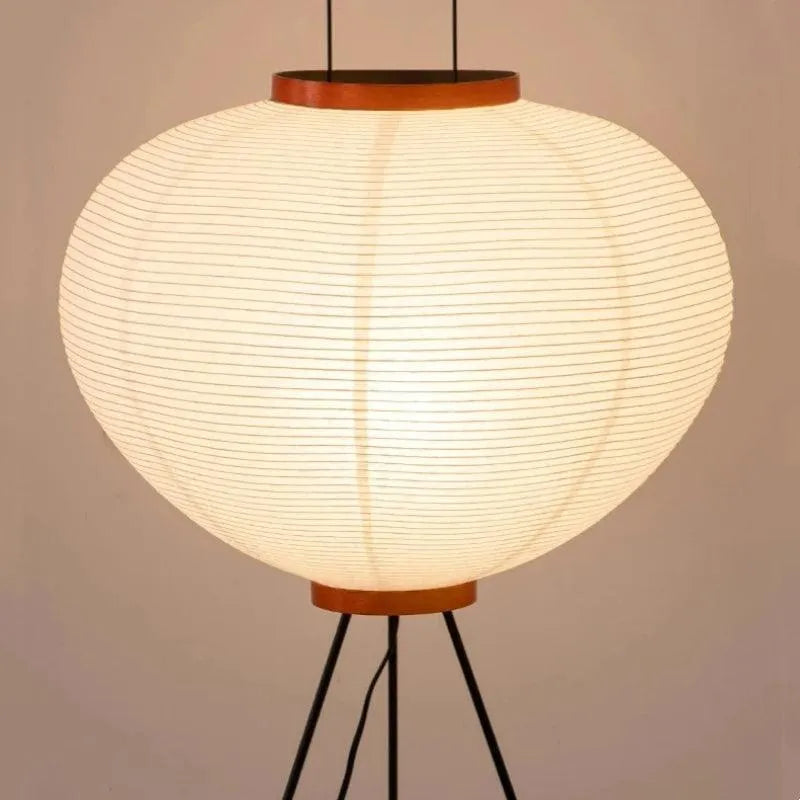 Moderne japanische Stativ hohe Stehlampe │ Minimalistische Vintage Stehlampe