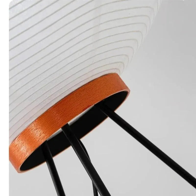 Moderne japanische Stativ hohe Stehlampe │ Minimalistische Vintage Stehlampe
