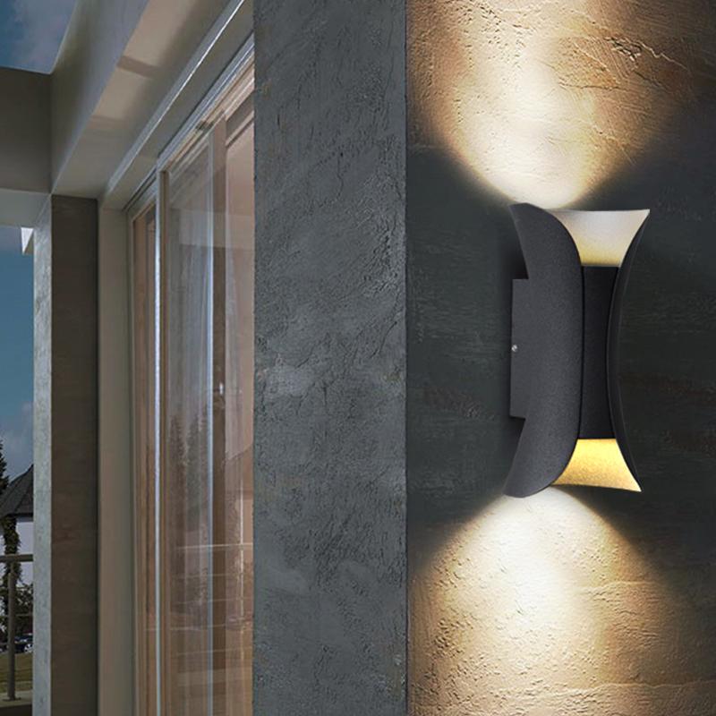 Außenwandleuchte wasserdicht moderne LED Wandleuchte