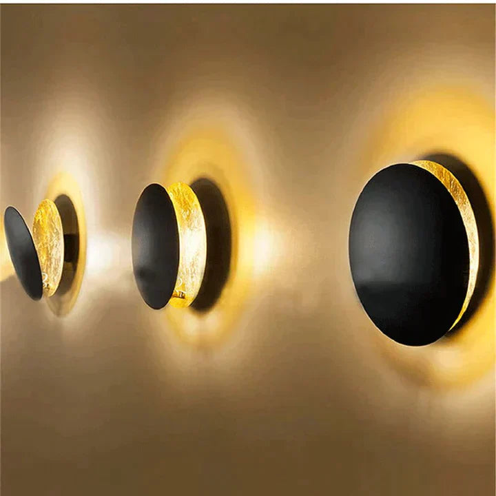 Garduru 360 Grad drehbare LED Eclipse Design Wandlampe