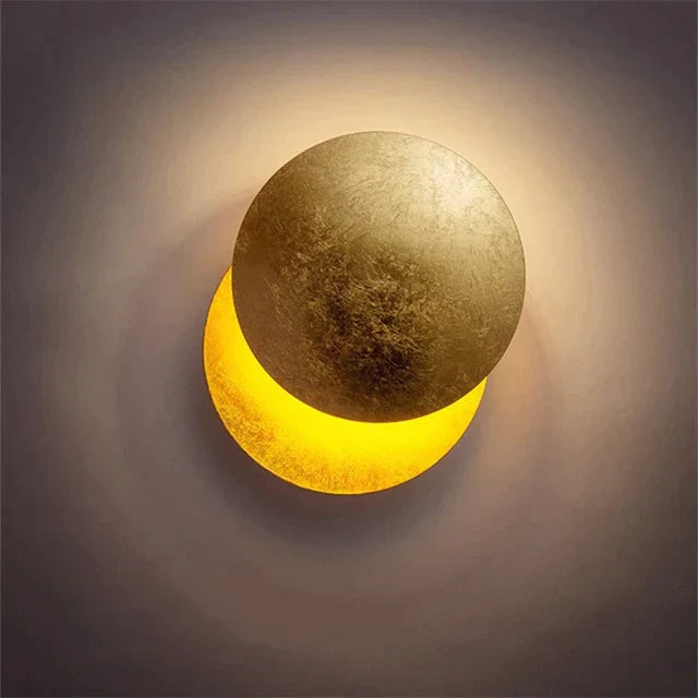 Garduru 360 Grad drehbare LED Eclipse Design Wandlampe