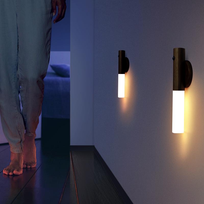LightSense – Minimalistische Bewegungsmelderlampe mit magnetischer Befestigung