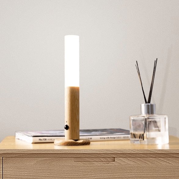 LightSense – Minimalistische Bewegungsmelderlampe mit magnetischer Befestigung